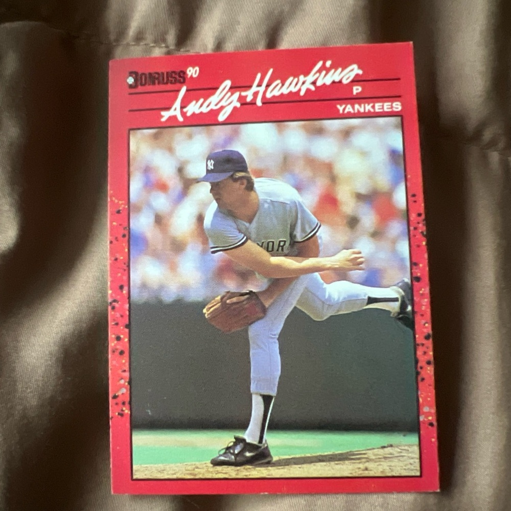 Andy Hawkins 1990 Donruss baseball card